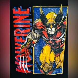 MARVEL WOLVERINE Black Tee